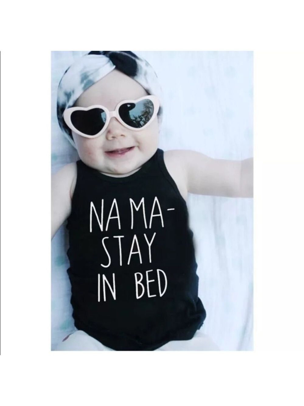 Namaste in Bed Blank Onesie Tank Top - Picture 2 of 2